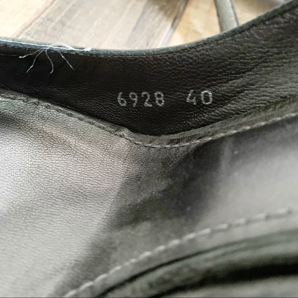 Dolce and Gabbana Green Leather Heels - Picture 11 of 11